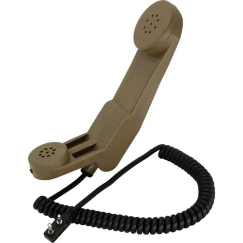 H250 Tactical Headphones Interphone Adapter Military Handheld Speaker Microphone PTT Kenwood Intercom Microphone DE