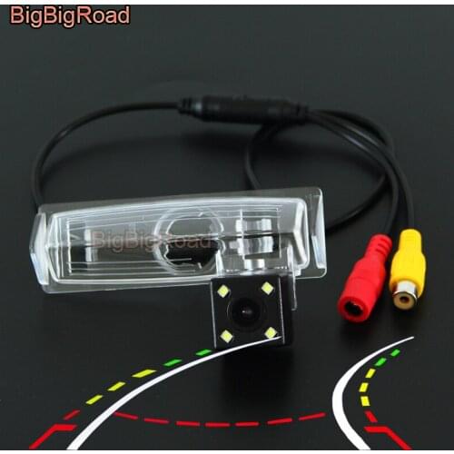 BigBigRoad For Toyota Ractis verso Verso-s Ipsum Picnic SportsVan Car Intelligent Dynamic Trajectory Tracks Rear View CCD Camera
