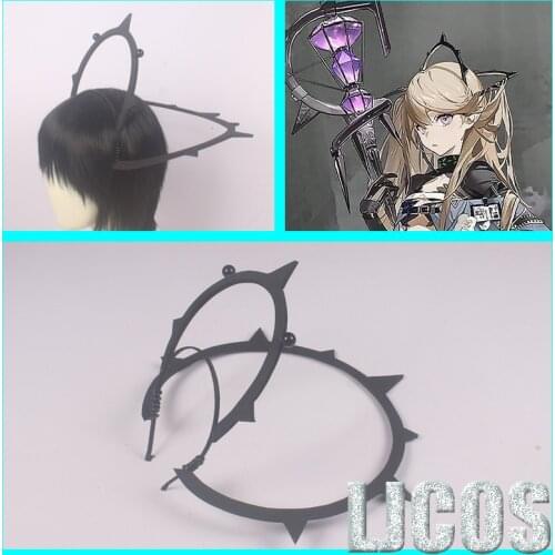 Hot Game Arknights Indigo Headwear Cosplay Props for Halloween Carnival Toys Birthday Gifts Game Fans Gift