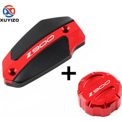 Picks Items Motorcycle Front & Rear Fluid Reservoir Cover Cylinder Reservoir Brake Cap For Kawasaki Z900 2017 2018 2019 2020