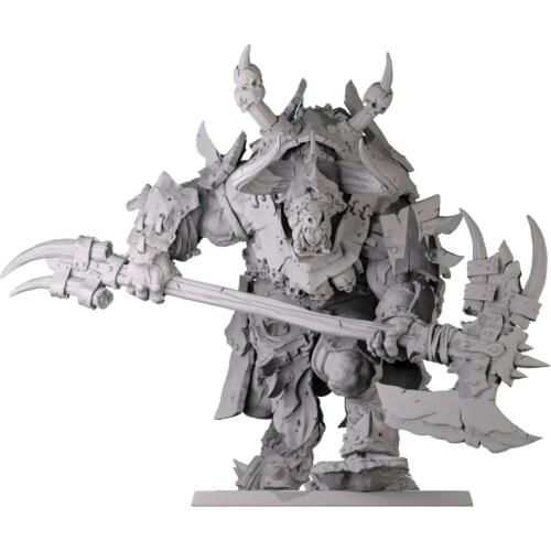 56mm Resin Model Angry Minotaur Warrior Figure Unpainted No Color