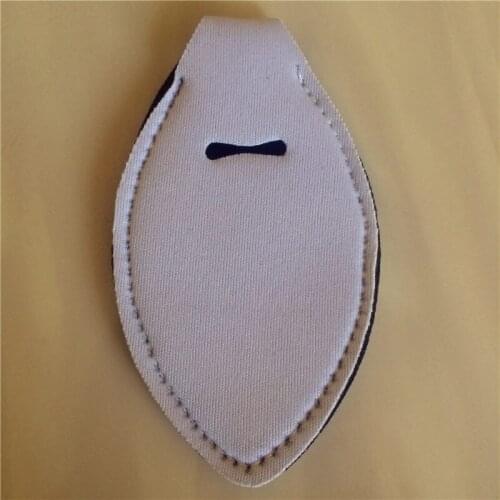 New arrival sublimation blank key ring neoprene key chain hot transfer printing diy custom consumables 30pcs/lot 6 shapes