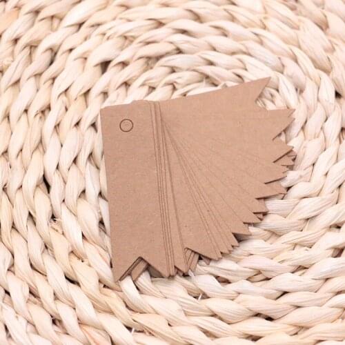 Pretty 200pcs/lot Kraft Paper/White/Black Price Tags for Clothes&Toys 3x5cm 2x7cm Cute Size And Cute Pattern Can Customize Logo