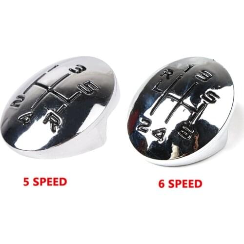 Durable Convenient 5/6 Speed Shift Knob Cap Car Auto Accessories Cover Fit For Renault Clio Megane Scenic Twingo Chrom#290326