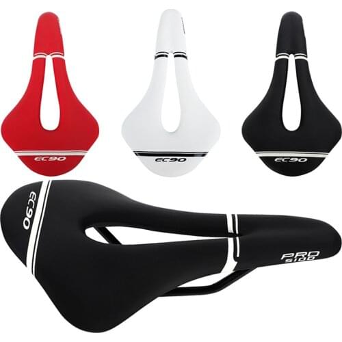 EC90 Bicycle Road Bike Saddles Mountain Bike Racing Saddle PU Seat Cushion