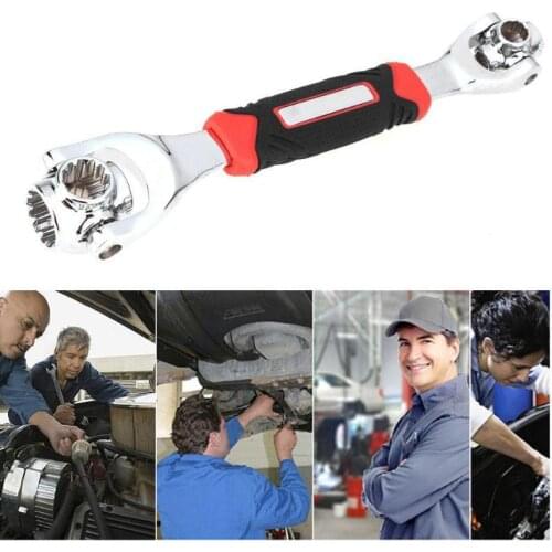 Tiger Wrench 48 in 1 Tools Socket Works with Spline Bolts Torx 360 Degree 6-Point 12-Point Torx Square Universal wrench