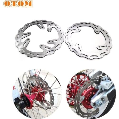 OTOM Motorcycle Steel Rear Front Brake Disc MTB Cyclocross Bike Enduro Brake Rotors Disc For HONDA CRF250R CRF250X CRF 450R 450X