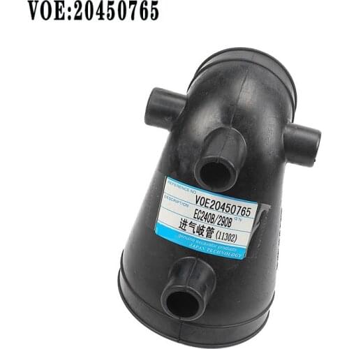 Supercharger intake pipe and manifold for EC240BLC EC290BLC engine VOE20450765, C0003F; made in China