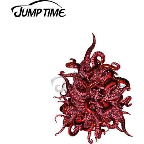 Jump Time 13 x 7.8cm For Suckersin Red Hentai Car Sticker and Decal Vinyl Occlusion Scratch The Whole Body Waterproof Decals