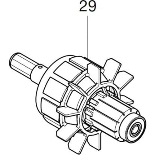 AC220-240V MAKITA 619323-1 Rotor Motor Armature for BTW104 BTW103 BTD103 BTD104 Rotor
