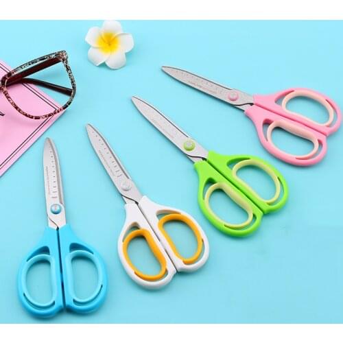 1pc KOKUYO WSCN-HS250 AIRO FIT SAXA Adult Hand Craft Scissors Non-sticky Glue Save Effort School Office Stationery Supplies