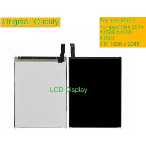 10Pcs/lot Original For Apple Mini 3 2014 LCD Display Touch Screen Digitizer A1599 A1600 A1601 LCD Panel monitor Pantalla by DHL