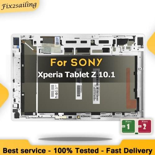 100% Tested For Sony Xperia Tablet Z 10.1 SGP311 SGP312 SGP321 Full LCD Display Monitor Touch Screen Panel Digitizer Sensor Glas