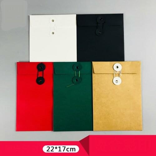 20pcs/lot A5 17x22cm Portfolio Black Card Small Bag Documents Subject Classification Medical Condom B5 Policy Bag Printing