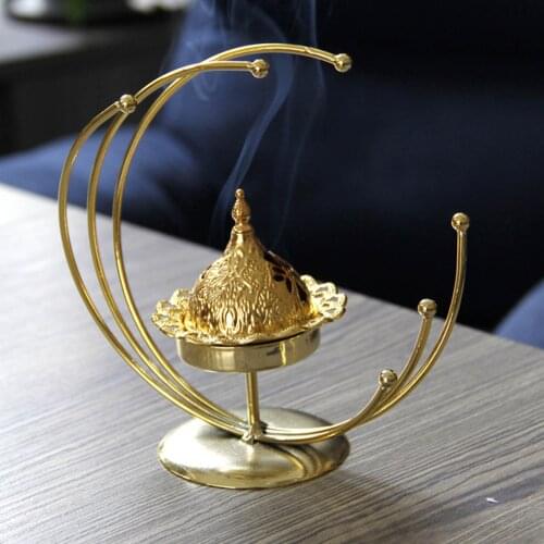 2021 Moon Candle Holder Incense Holder Burner Muslim Home Decoration Strongwell Candlestick