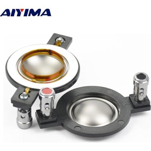 AIYIMA 2Pcs 25.4MM Tweeters Voice Coil Titanium Diaphragm Treble Voice Coil DIY Speaker Accessories Repair Parts