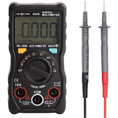 RM404D 4000 Counts Automatic Digital Multimeter True-RMS intelligent NCV AC/DC Voltage Current Ohm Test Tool