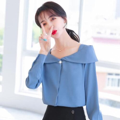 Blouse Women Autumn Chiffon Tops Women Long Sleeve Blusas Mujer De Moda