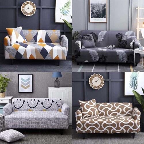 Elastic Sofa Cover for Living Room Non-Slip Stretch Sectional L Shape Corner Armchair Modern Chair Protector 1/2/3/4 Seater
