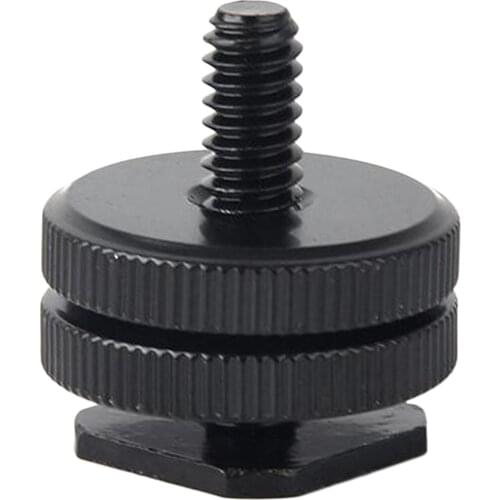 Camera Hot Shoe Holder 1/4" Tripod Screw Adapter Flash Shoe Holder for SLR