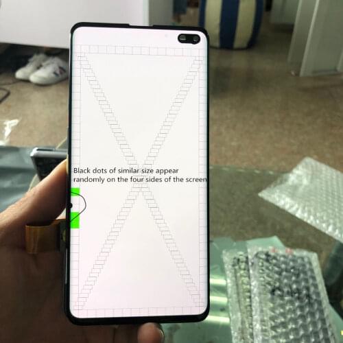 Original Amoled For SAMSUNG Galaxy S10 Plus G975 SM-G975F G9750 LCD Display Digitizer Touch Screen Digitizer with dead pixel