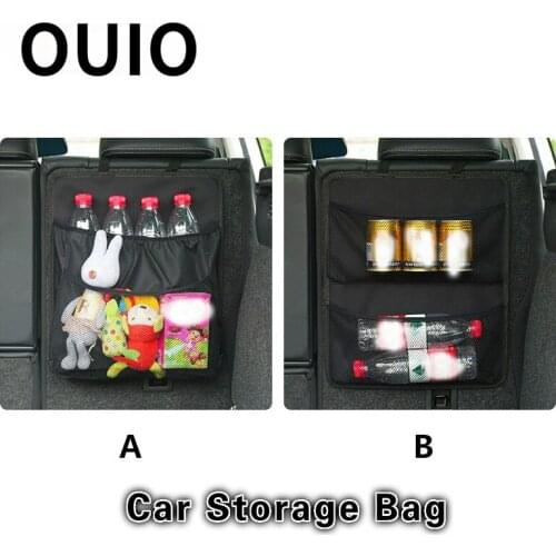 Car Backseat Multi-use Oxford Storage Bag for Skoda Octavia A5 1 2 3 Fabia 2 3 Superb 2 3 Nissan Juke X-trail T31 Patrol Y60 Gtr