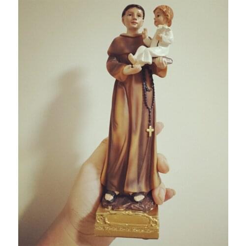Resin Catholic Gift Figuras Religiosas Holy Family Figures Child Jesus Statue