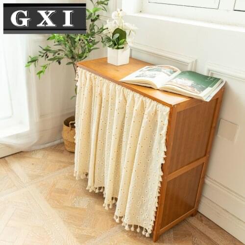 Short Sheer Cabinet Curtain Daisy Embroidered Design Window Pastoral Style Washable Gauze Curtains Panels Kitchen Home Decor