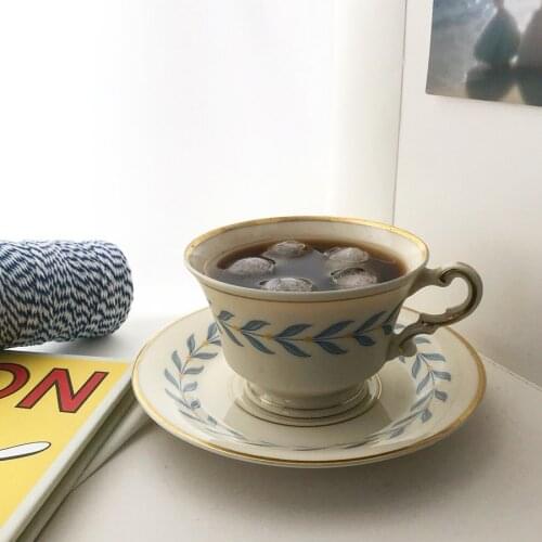 Creative Retro Coffee Cup Cute Bone China Japanese Handmade Reuseable Tea Cup Ceramic Coffee Eco Friendly Tazze Drinkware EK50BD