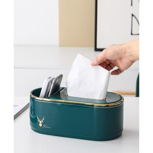 Stand Storage Square Tissue Box Nordic Nice Car Toilet Paper Holder Cute Retro Gift Porta Tovaglioli Home Storage BY50ZJ