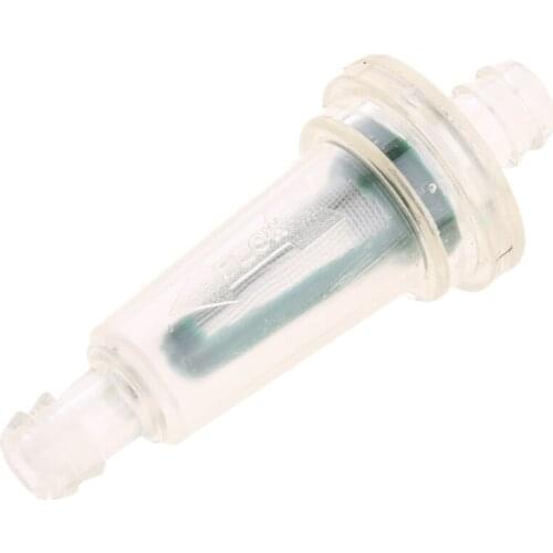 Motorcycle Inline Petrol Fuel Line Filter 8mm Plastic