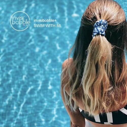 Invisibobble+SWIM WITH MI limited Sprunchie Spiral Hair Ring Waterproof for beach strong grip Hair accessories