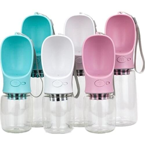 Pet Water Bottle 350/550ML Outdoor Portable Kettle Dog Drinking Water Feeder Dogs Cats Pets Water Dispenser Feeder