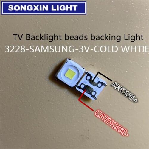For SAMSUNG LED TV Application 1000PCS Backlight Flip-Chip 3255 1.5W 3V 2828 Cool white LED LCD TV Backlight SPBWH1322S1KVC1BIB