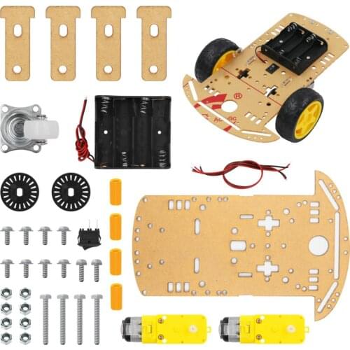 Smart Robot Car Chassis Kit Speed Encoder Battery Box 2WD for Arduino