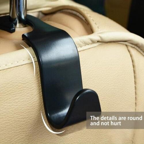 4 PCS Car Seat Organizer Hanger Universal Seat Hook For Auto Back Seat Organizer Hanger Storage Holder For Handbag Purse Bags
