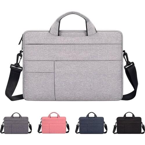 Waterproof Laptop Bag Notebook Carrying Case Briefcase for Macbook Air 13.3 14.1 15.4 15.6 inch Handbags shoulder Bag