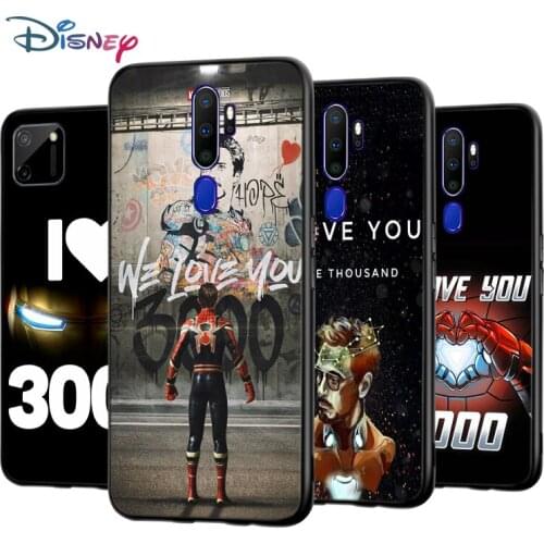 Iron Man I Love You 3000 For OPPO A5 A9 A7 A11X A1K A12 A12E A31 A32 A53 A53S A72 A73 A93 AX7 Pro 2020 Silicone Phone Case