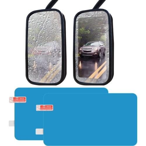 1 Pcs Large Truck Truck Rearview Mirror Rain Film Rearview Mirror Rain Film Bus Waterproof Film Universal Full Screen Stickers