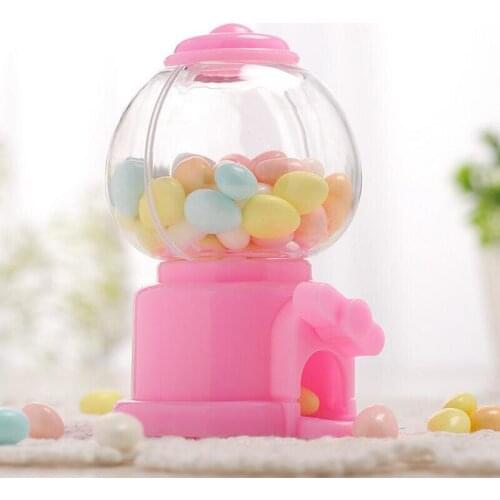 12pcs Creative Capsule Machine Shape Plastic Candy Box Kids Toys Rotating Twist Candy Machine Birthday Paty Gift Box