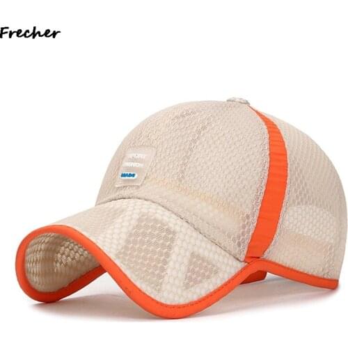 2021 Summer Breathable Mesh Dad Hat Children Baseball Cap Adjustable Sun Hat Kids UV Protection Outdoor Sport Hats Boys Girls