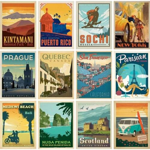 5D Diamond Embroidery Landscape City DIY Diamond Painting Diamond Mosaic Cross Stitch Kits Home Decoration