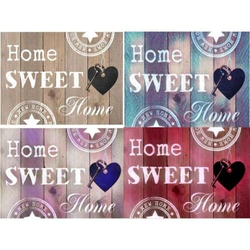 5D DIY diamond embroidery Home sweet Home diamond painting Cross Stitch full square Rhinestone mosaic decoration gift