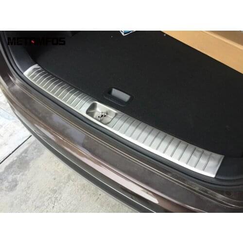 For Kia Sportage 2016 2017 2018 Interior Rear Bumper Foot Plate Tail Gate Door Sill Scuff Guard Sticker Accessories Car Styling