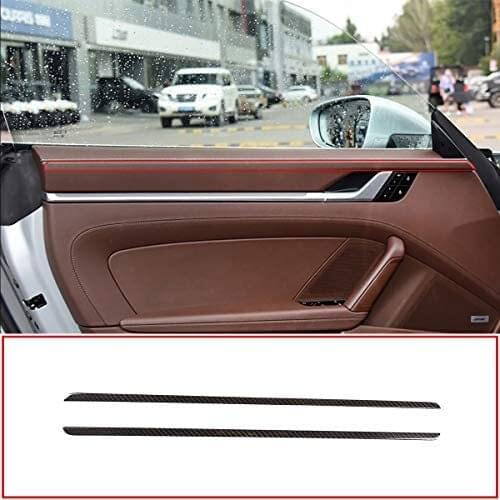 Carbon Fiber Car Door Decorative Strip Protection Decorative Sticker for Porsche 911 2019