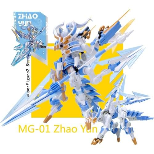 Action Figure Toy MS General MG-01 1/10 Zhao Yun Assembled Version Robot Toy Gift toys PVC Machine Girl