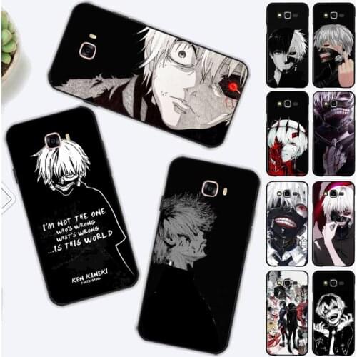 FHNBLJ Tokyo Ghoul Trendy Anime Kaneki Ken Phone Case for Samsung J4 plus J2prime J5 J6 plus 2016 J7 8 core 2017