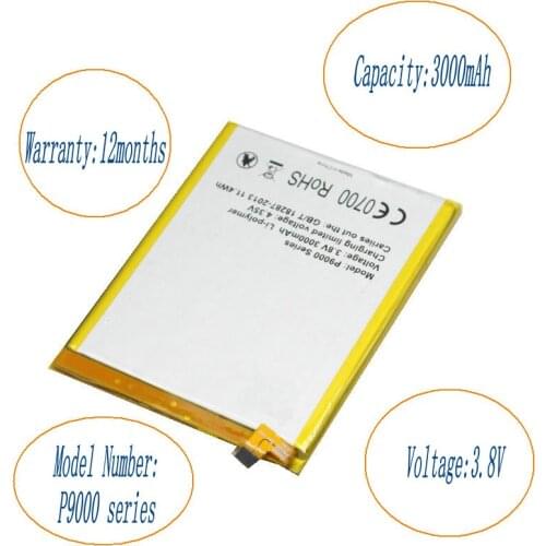 ISkyamS 10pcs/lot 3000mAh High Quality Li-ion Replacement Battery For Elephone P9000 Series P9000 Lite Battery