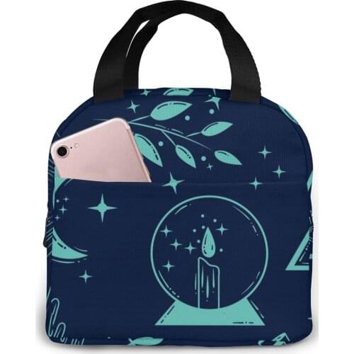 Insulated Lunch Bag Thermal Esoteric Elements Tote Bags Cooler Picnic Food Lunch Box Bag