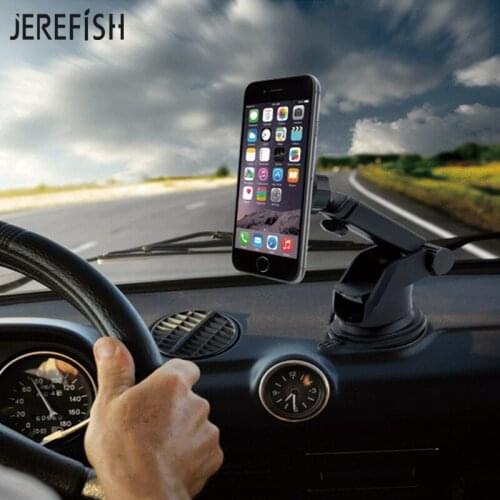JEREFISH Magnetic Car Dashboard Mount Phone Holder Car Kit Magnet Support for ipad iPhone 5 5c 6 plus Samsung ipad Smartphone
